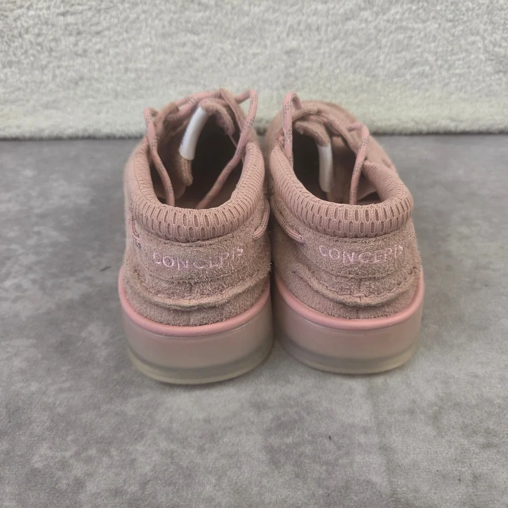 Sperry x Concepts A/O 3-Eye Cup Dawn Blush Pink Suede Boat Shoes STS25738 Mens 8